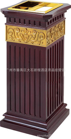 A-210玫瑰金四菱角煙灰桶 電梯口專用的優(yōu)雅衛(wèi)士